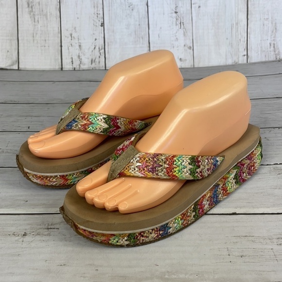 Very Volatile Womens Rainboom Wedge Sandals - Picture 2 of 11